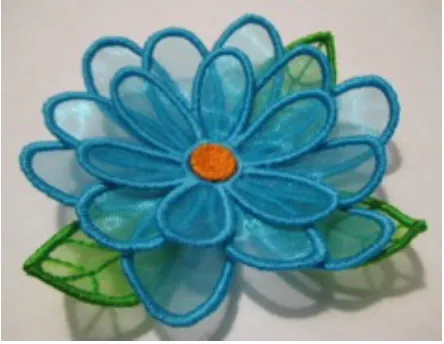 3D Flower Project - Set #1  <br>[4"x4"] Hoop # 11516