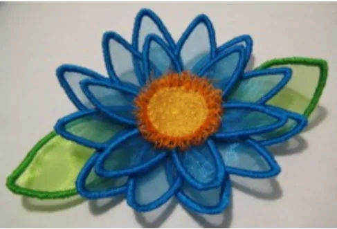 3D Flower Project - Set #1  <br>[4"x4"] Hoop # 11516