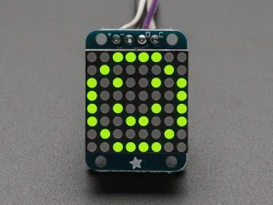 Adafruit Mini 0.8\" 8x8 LED Matrix w/I2C Backpack - Yellow-Green"