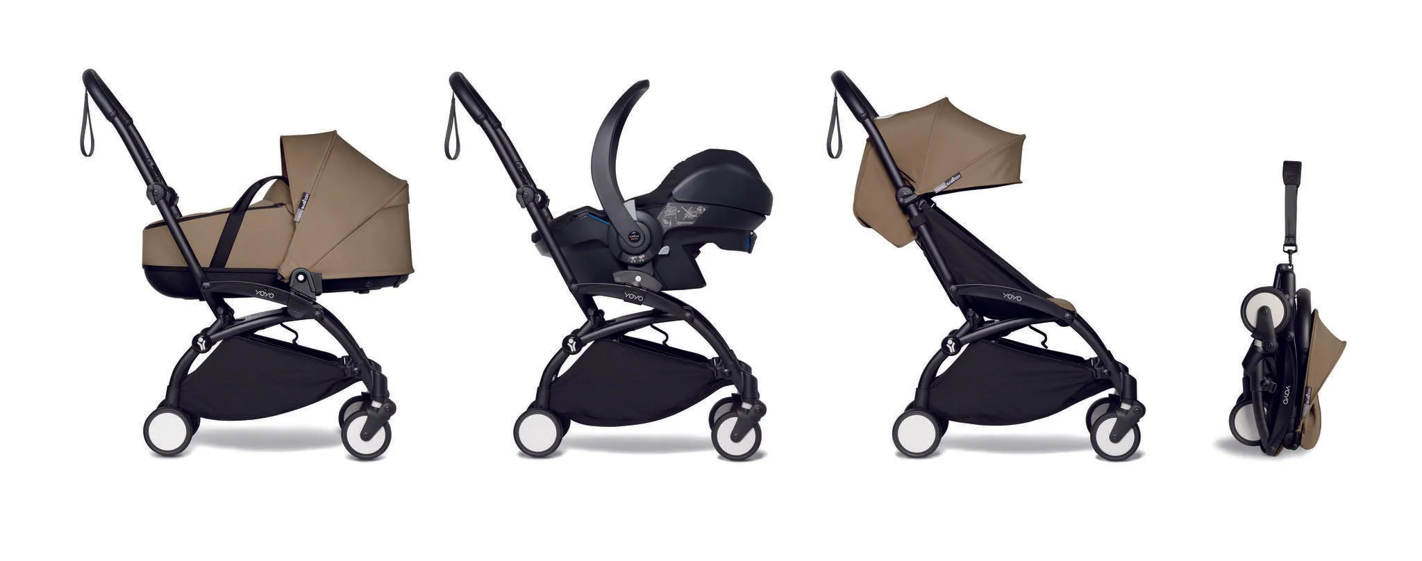 Babyzen YOYO2 6  Complete Stroller Black Frame / Toffee