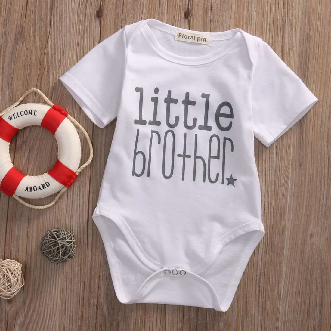 Big Brother Little Brother Tee/Romper (0-13 Years)