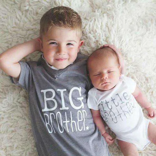 Big Brother Little Brother Tee/Romper (0-13 Years)