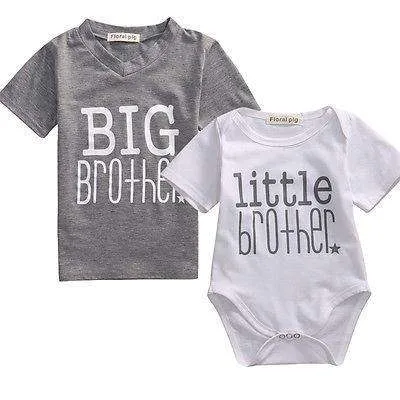 Big Brother Little Brother Tee/Romper (0-13 Years)