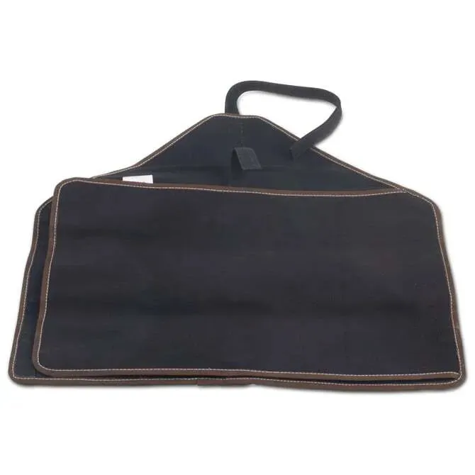 Boldric Black Canvas Knife Bag - 6 Pockets