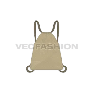 Drawstring Backpack Vector