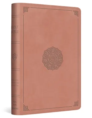 ESV Compact Bible (Trutone, Blush Rose, Emblem Design)