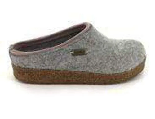 HAFLINGER Kris Clog - Silver Grey, 42