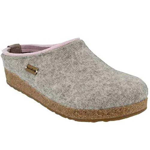 HAFLINGER Kris Clog - Silver Grey, 42