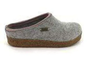 HAFLINGER Kris Clog - Silver Grey, 42