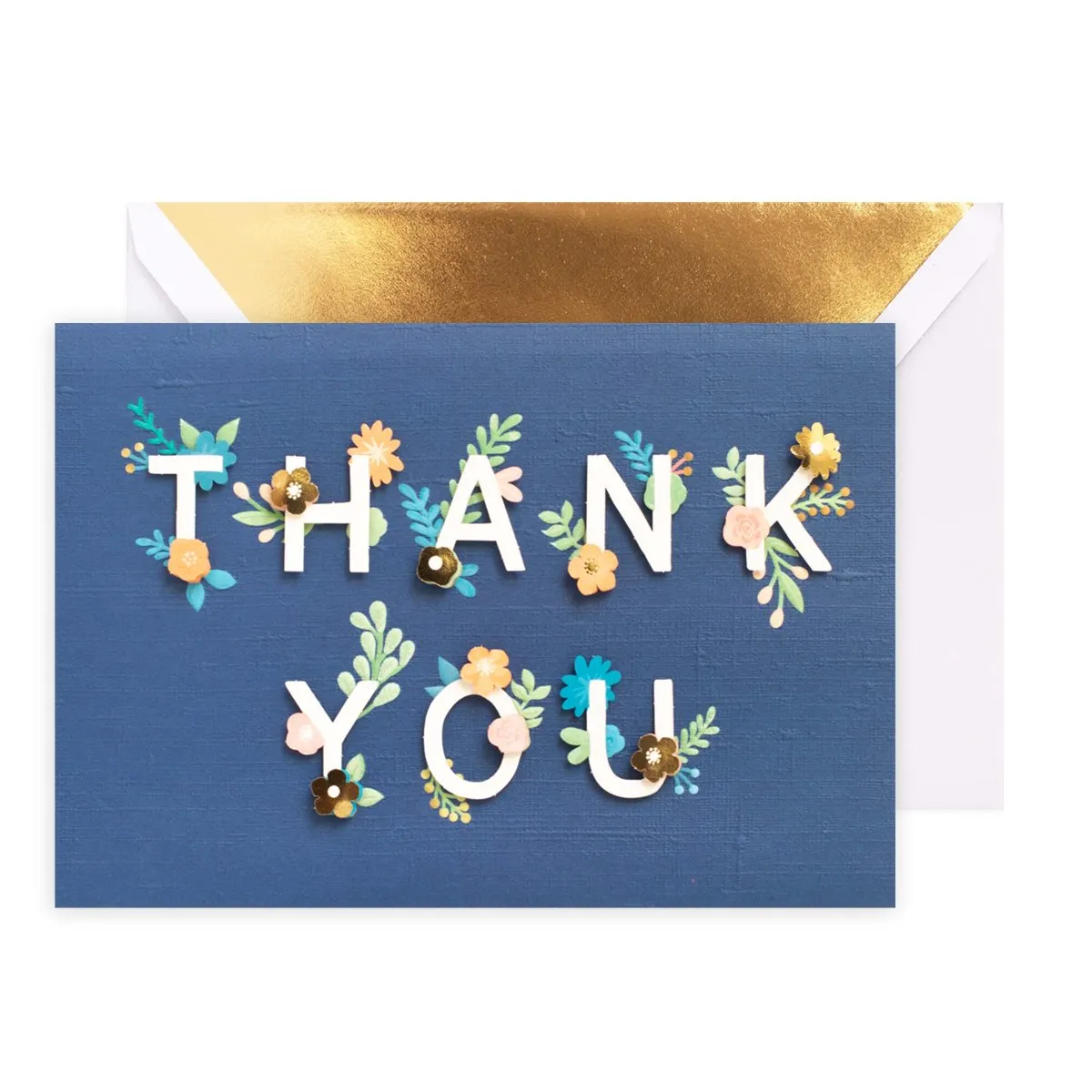 Hallmark Signature Thank You Card - Colourful Florals