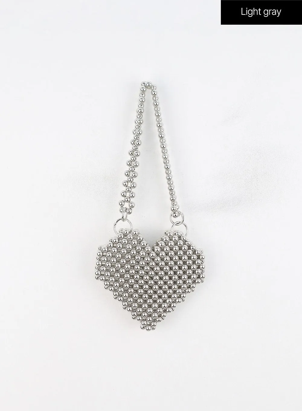 Heart Beaded Shoulder Bag IN317