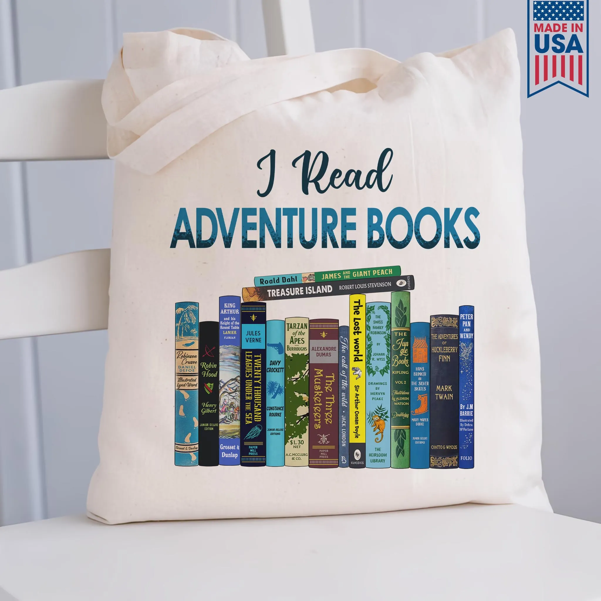 I Read Adventure Books Book Lovers Gift TBW283