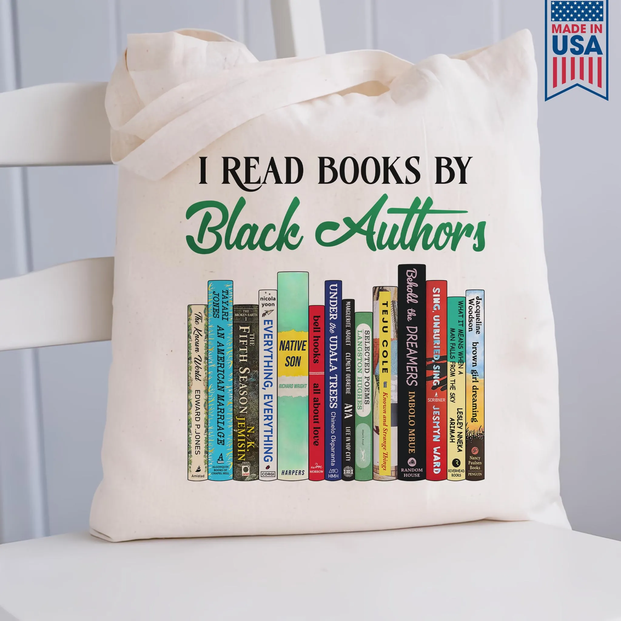 I Read Books By Black Authors 2 Book Lovers Gift TBW323