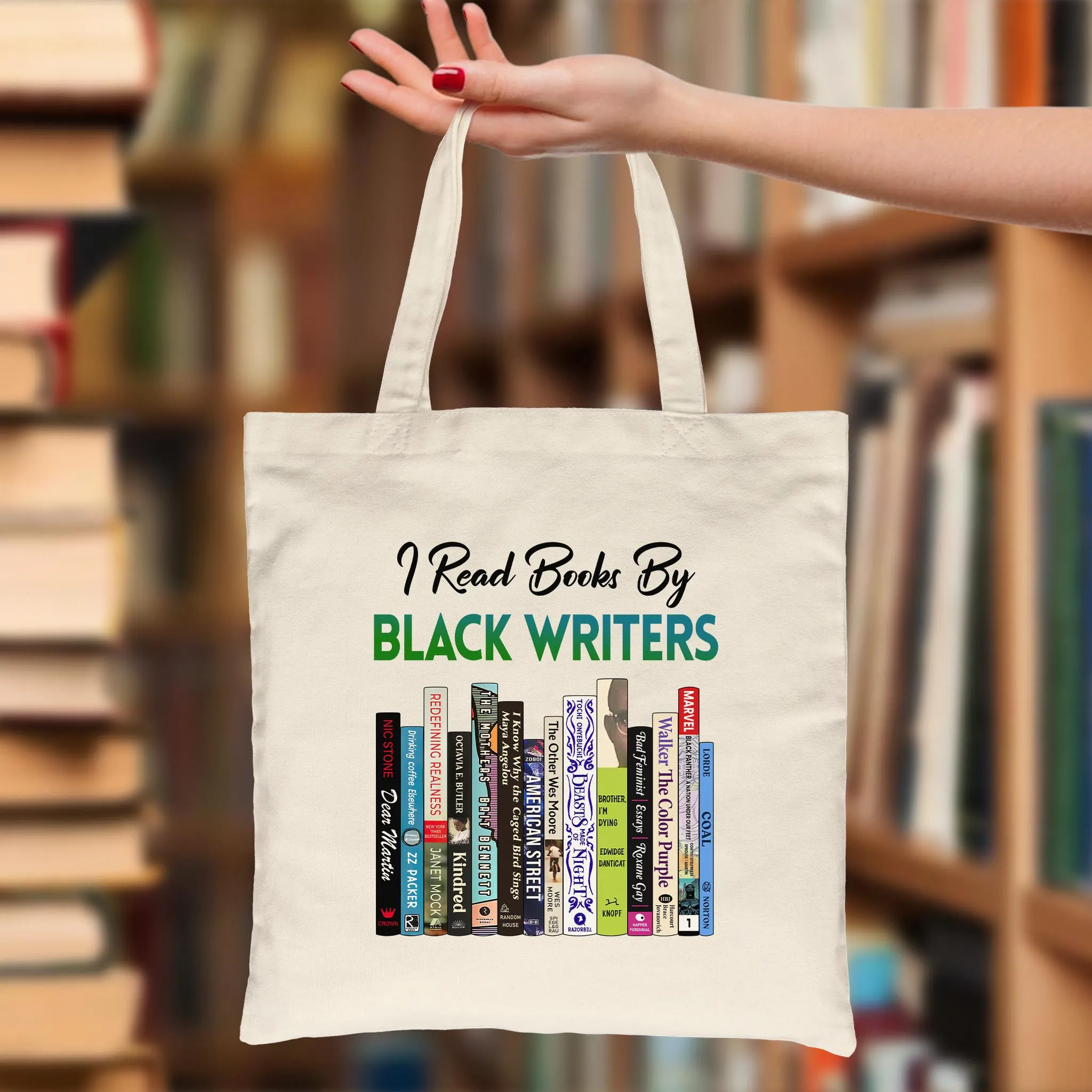 I Read Books By Black Writers 2 Book Lovers Gift TBW327