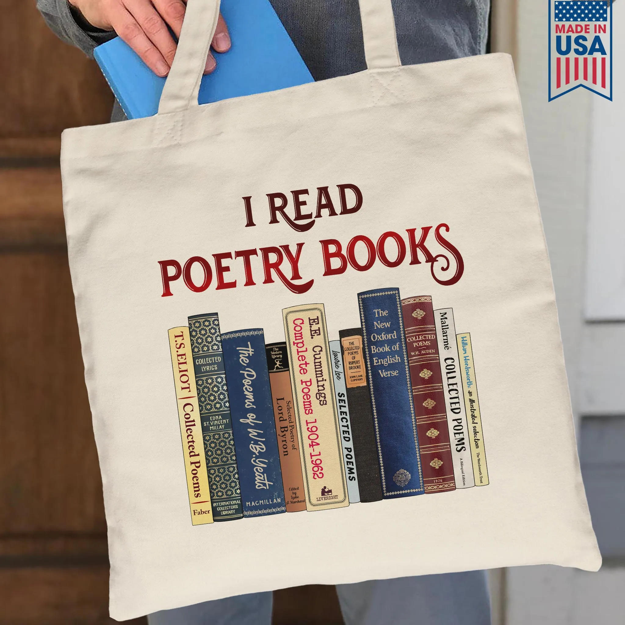 I Read Poetry Books Book Lovers Gift TBW279