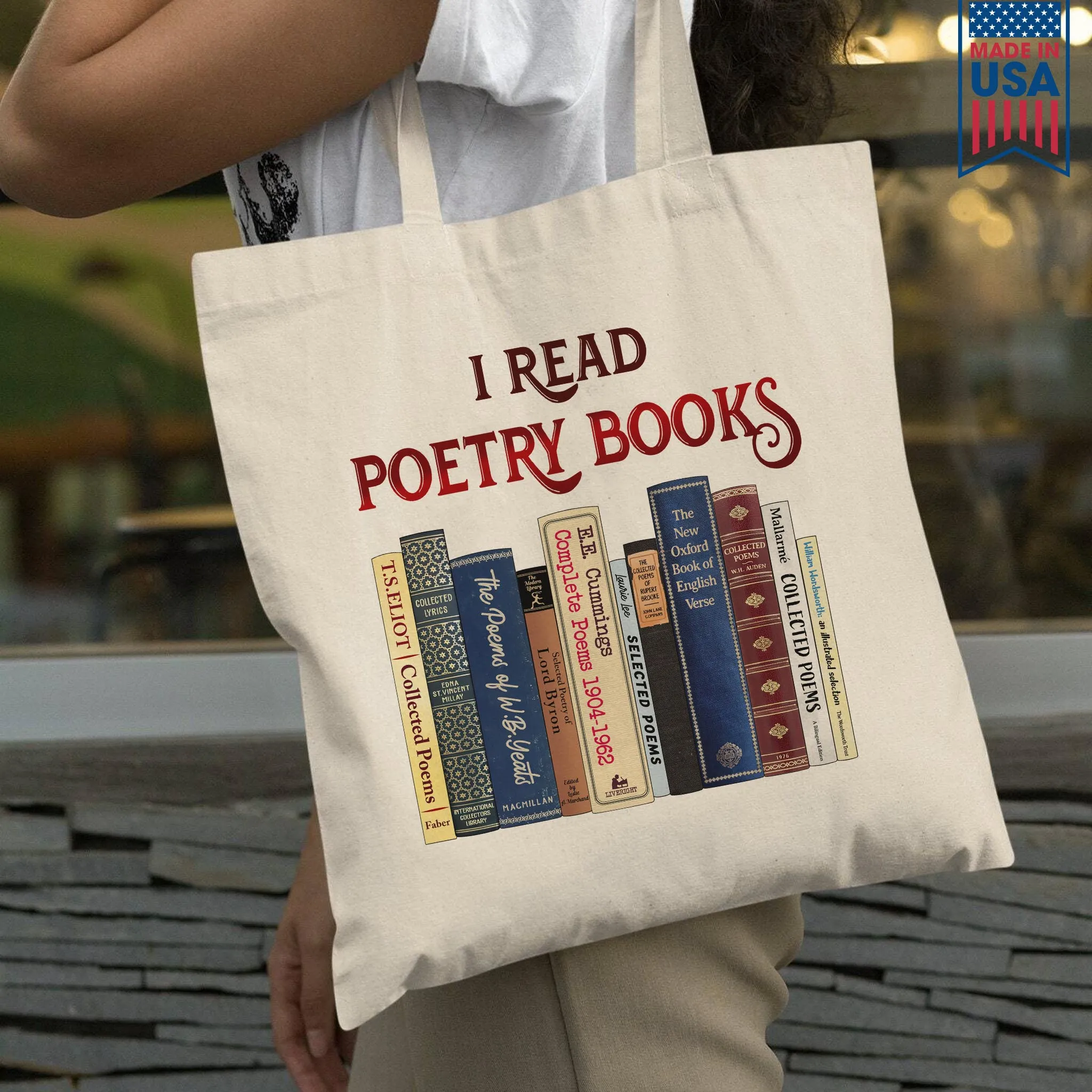 I Read Poetry Books Book Lovers Gift TBW279