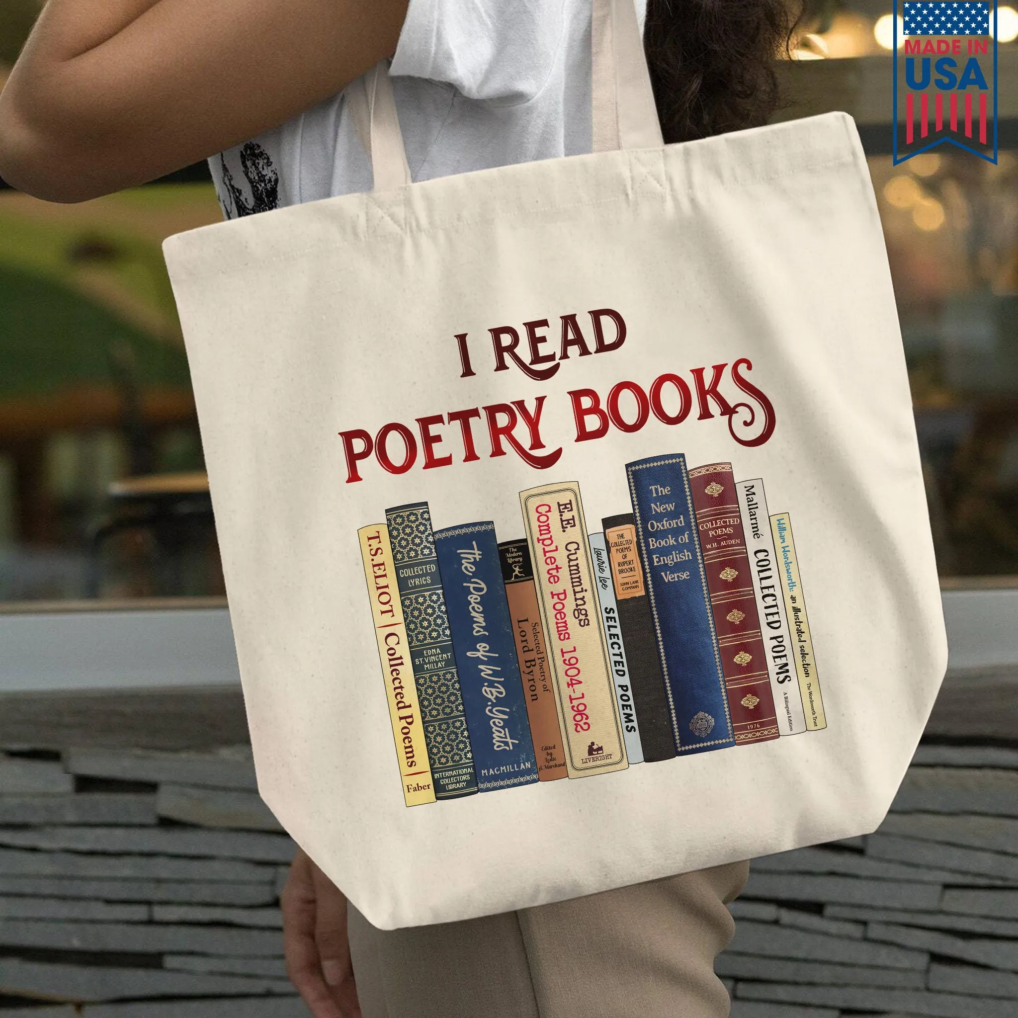 I Read Poetry Books Book Lovers Gift TBW279