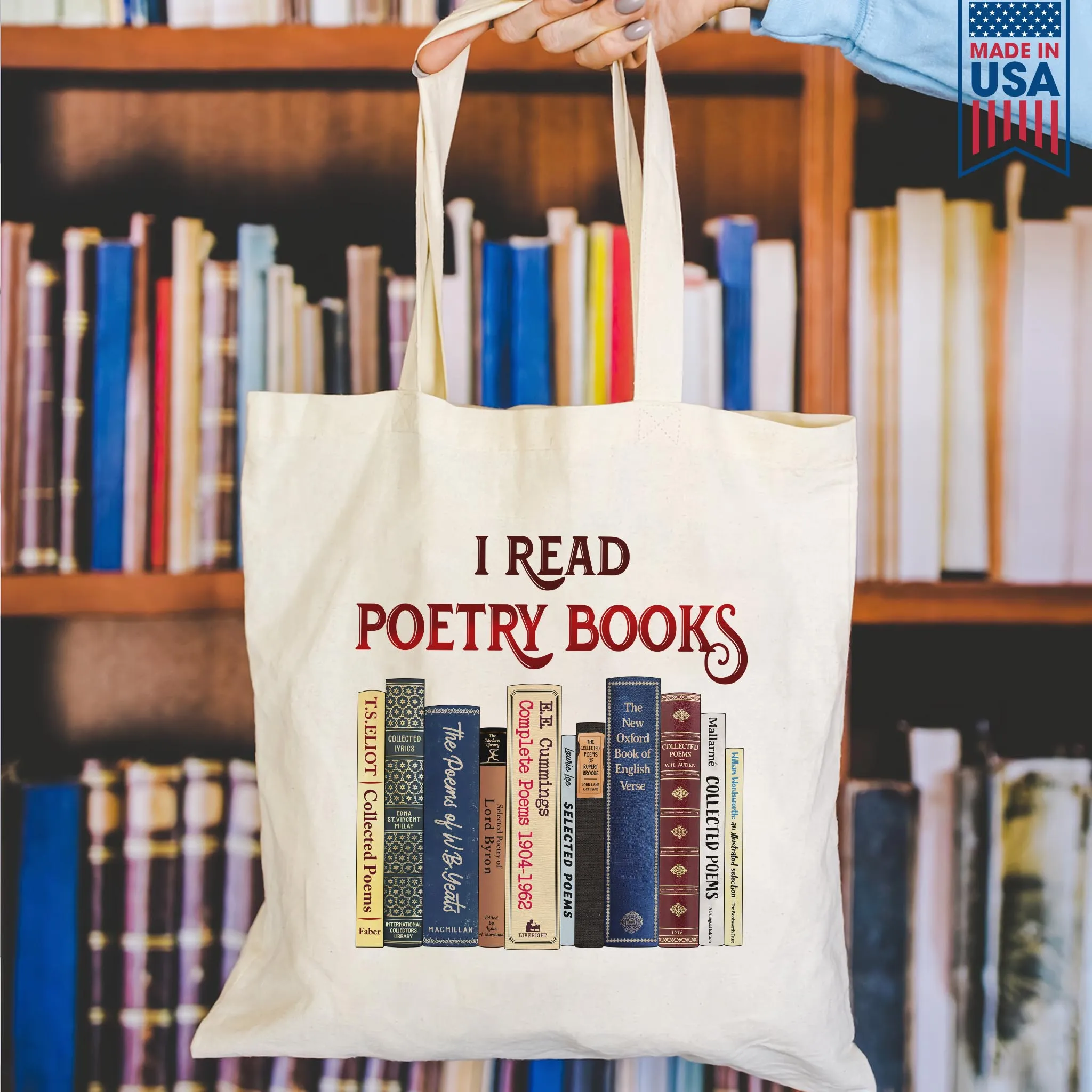 I Read Poetry Books Book Lovers Gift TBW279