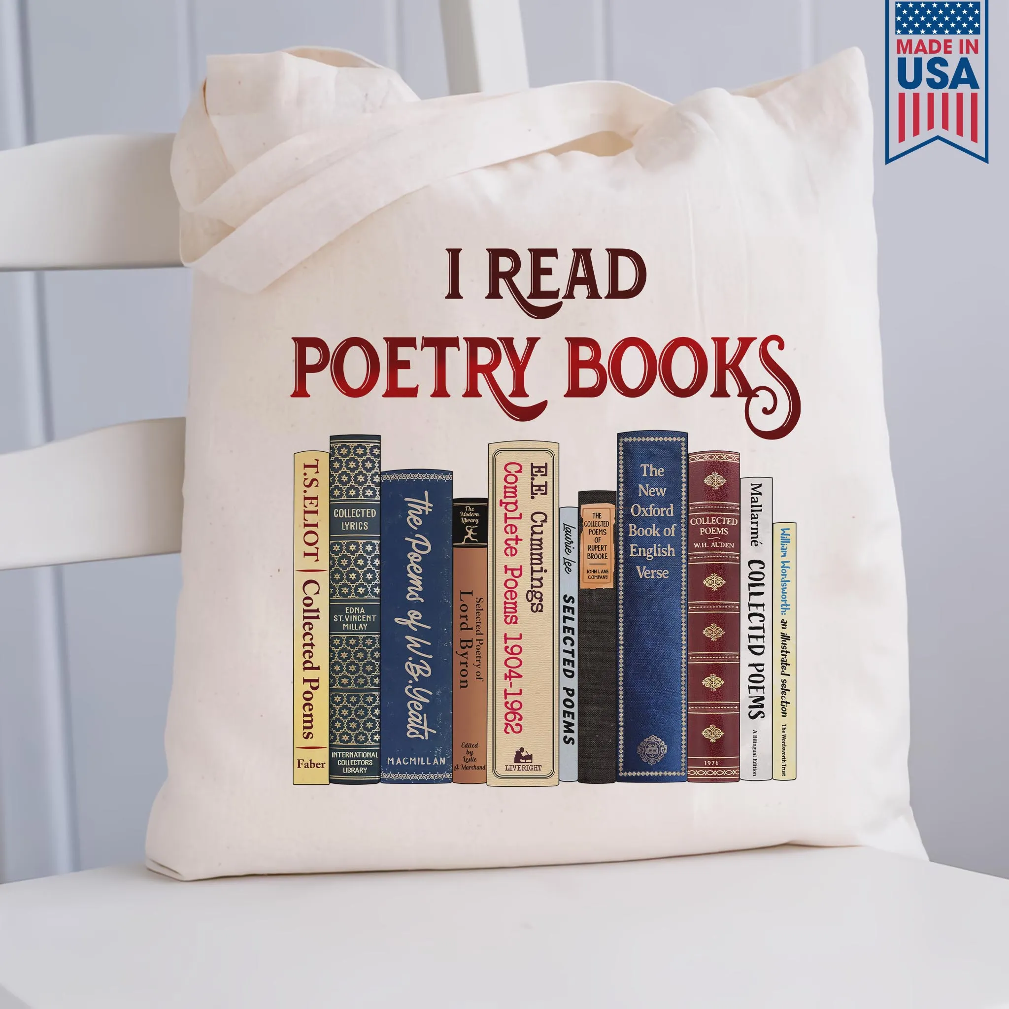 I Read Poetry Books Book Lovers Gift TBW279