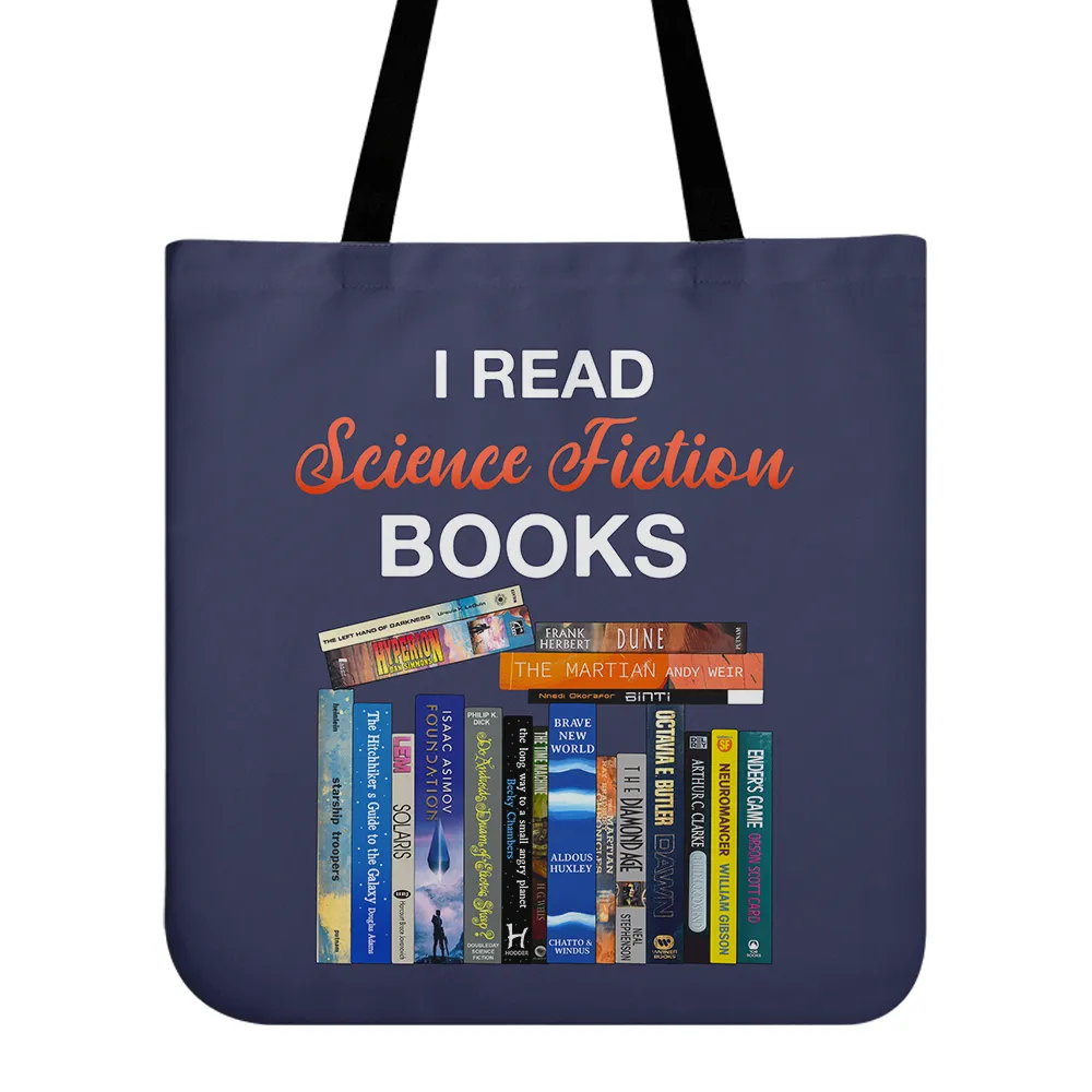 I Read Science Fiction Books Book Lovers Gift TBF360