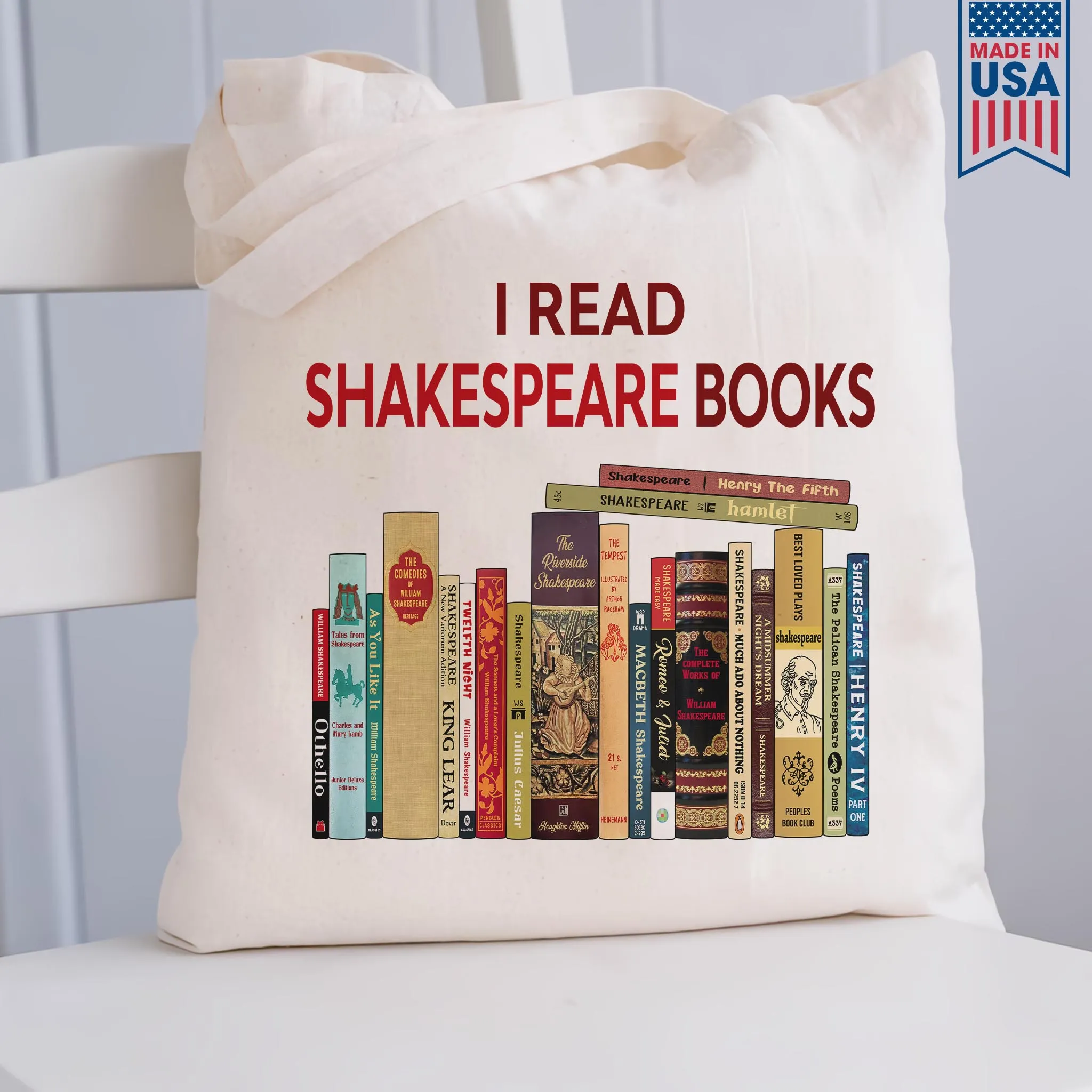 I Read Shakespeare Books Book Lovers Gift TBW285