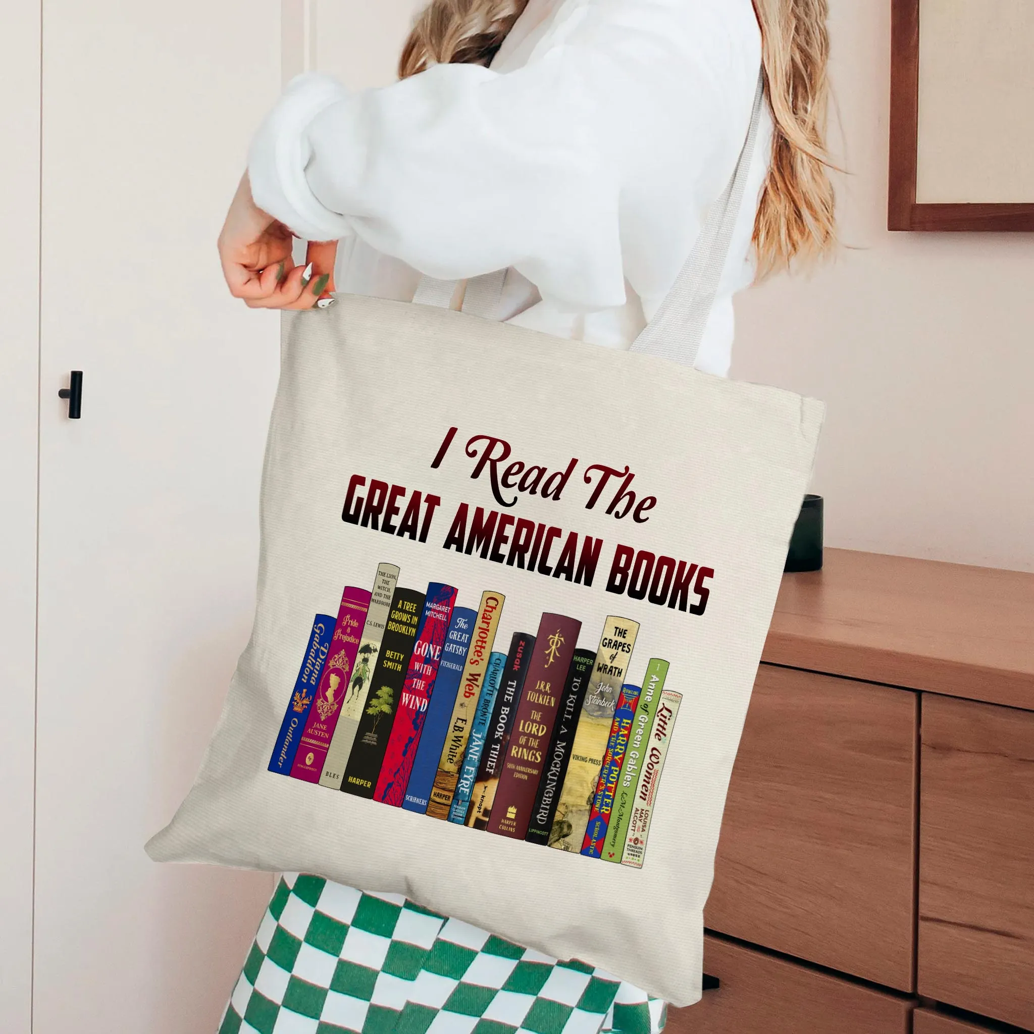 I Read The Great American Books Book Lovers Gift TBW319