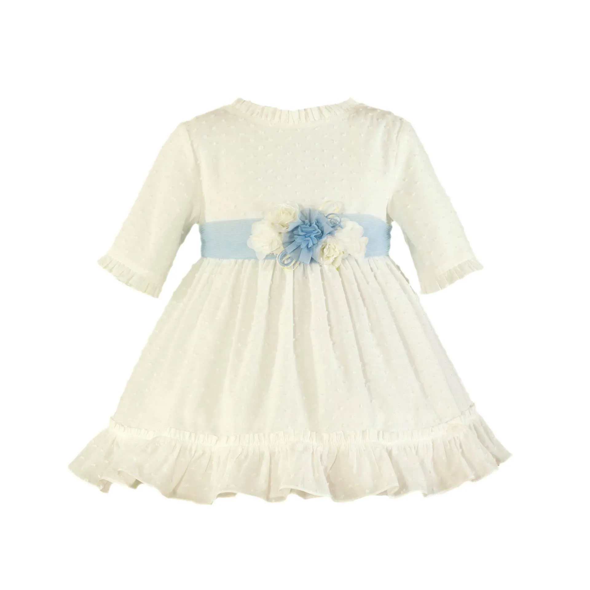 Ivory Light Blue Dress