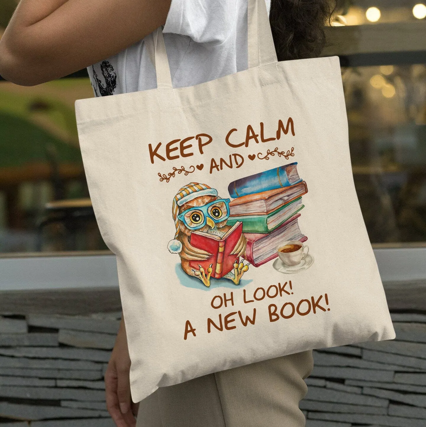 Keep Calm And Oh Look A New Book Book Lovers Gift TBW47