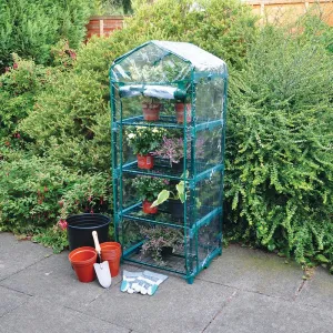 Kingfisher 4 Tier Mini Greenhouse