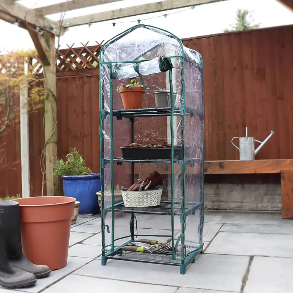 Kingfisher 4 Tier Mini Greenhouse