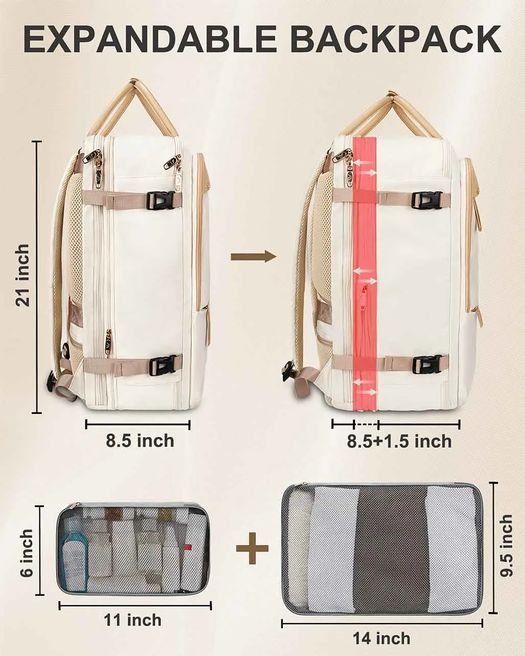 Matein Big Backpack for Travel