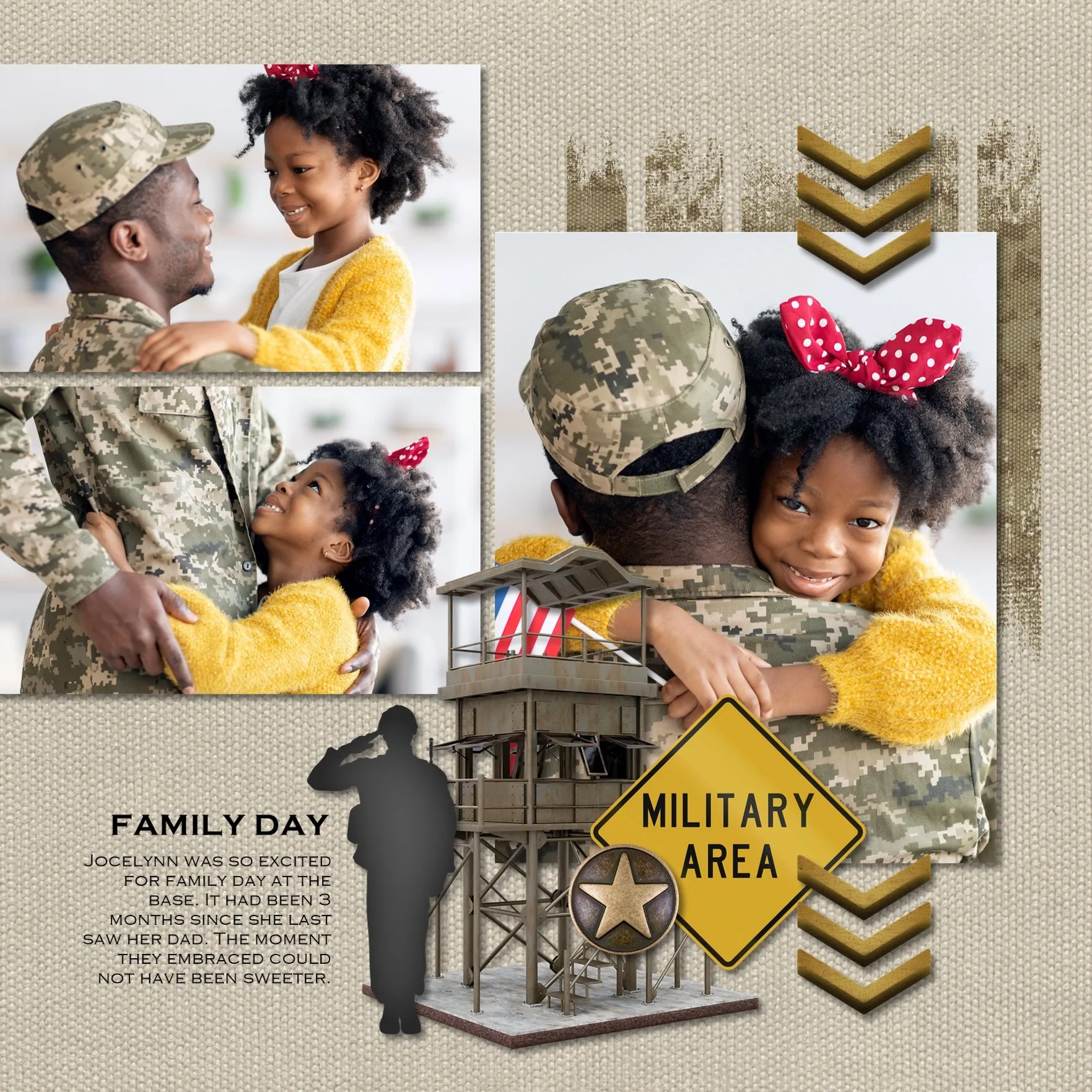 Military Mega Digital Scrapbook Bundle