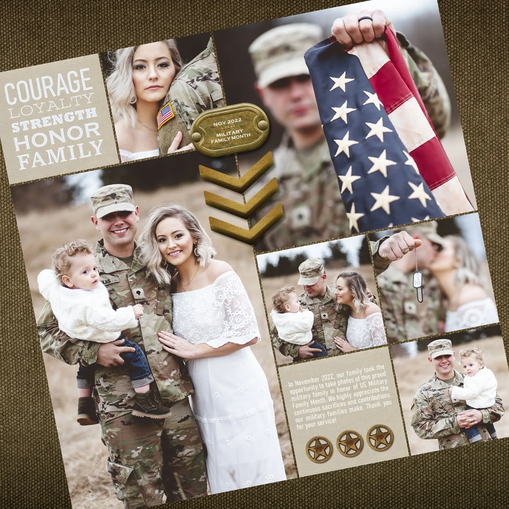 Military Mega Digital Scrapbook Bundle