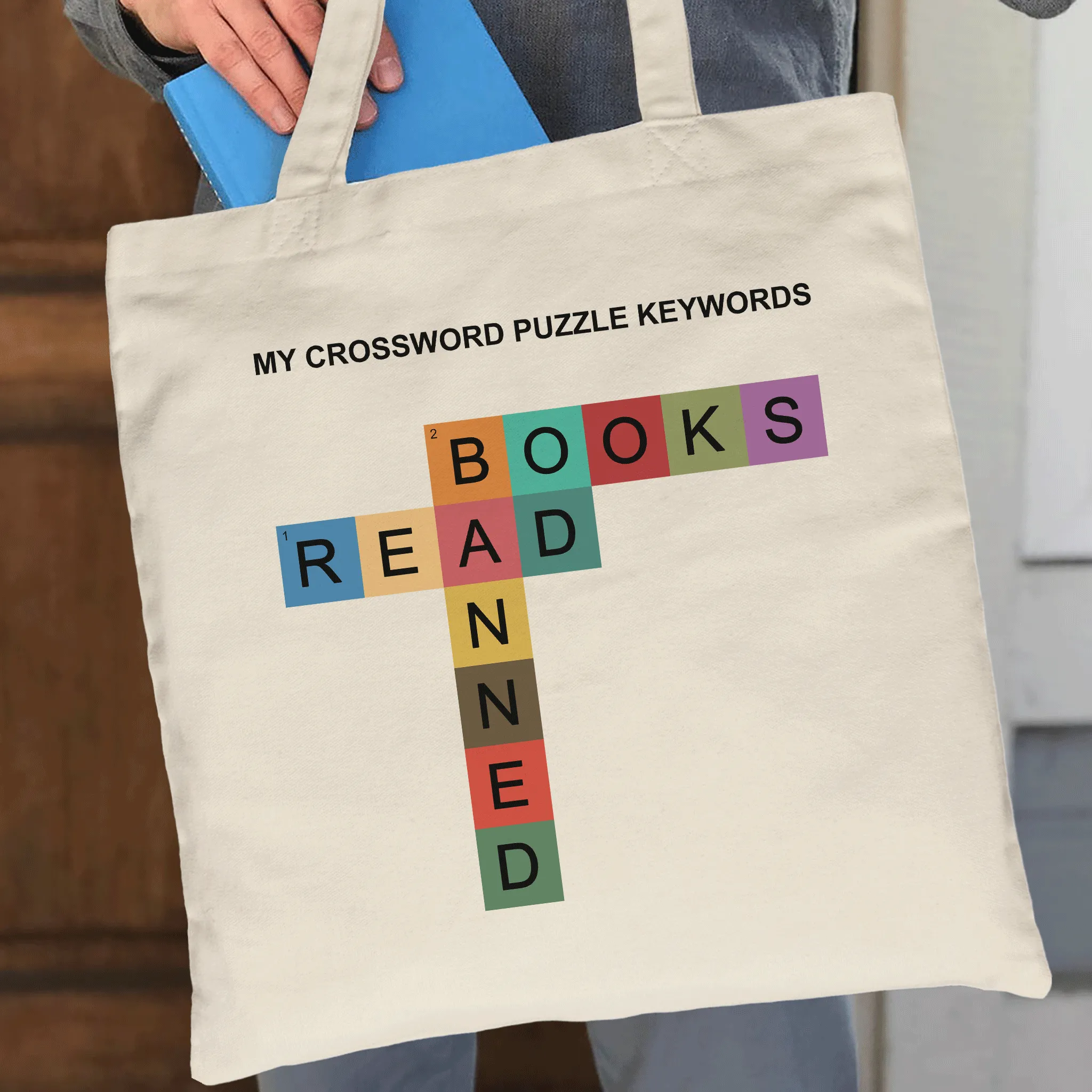 My Crossword Puzzle Keywords Book Lover Gift TBW203