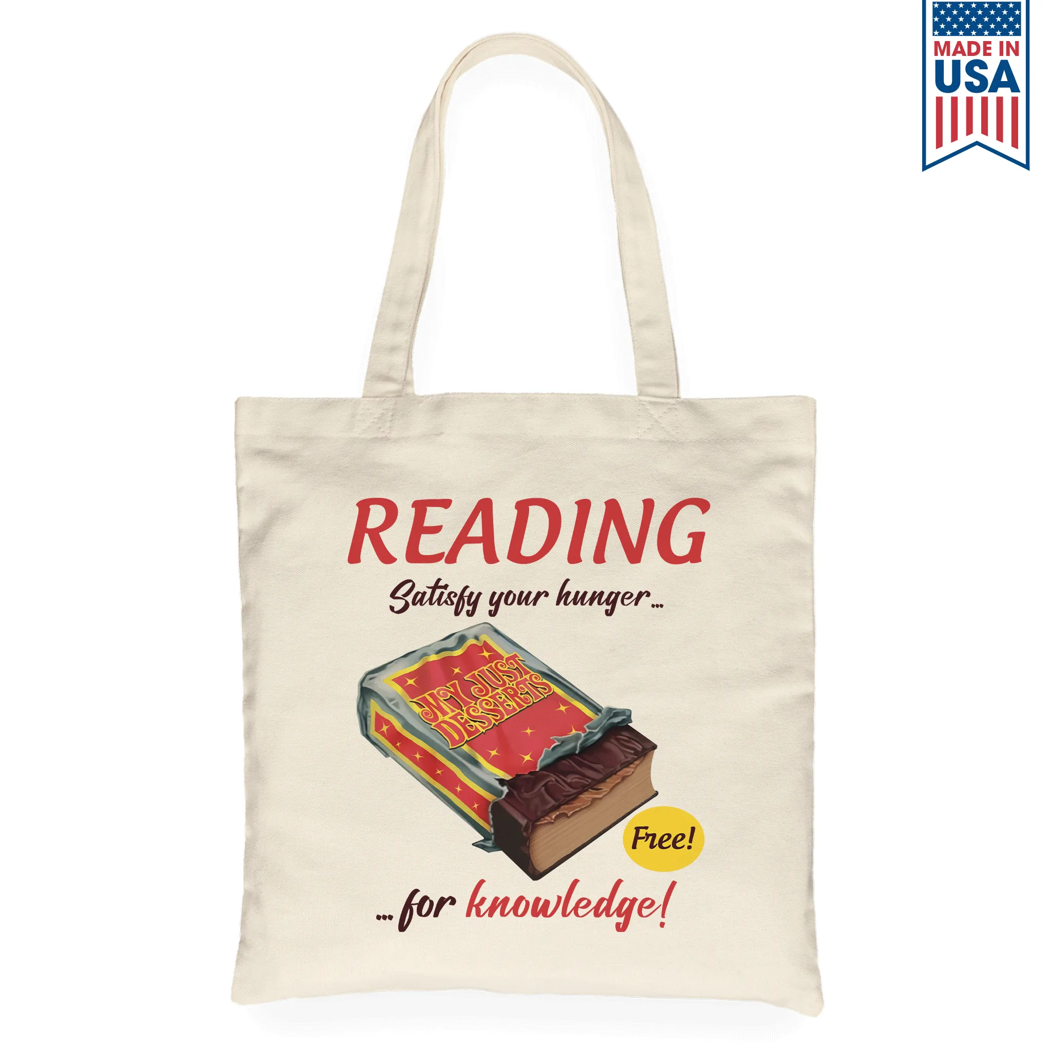 Reading Satisfy Your Hunger For Knowledge Book Lovers Gift TBW379