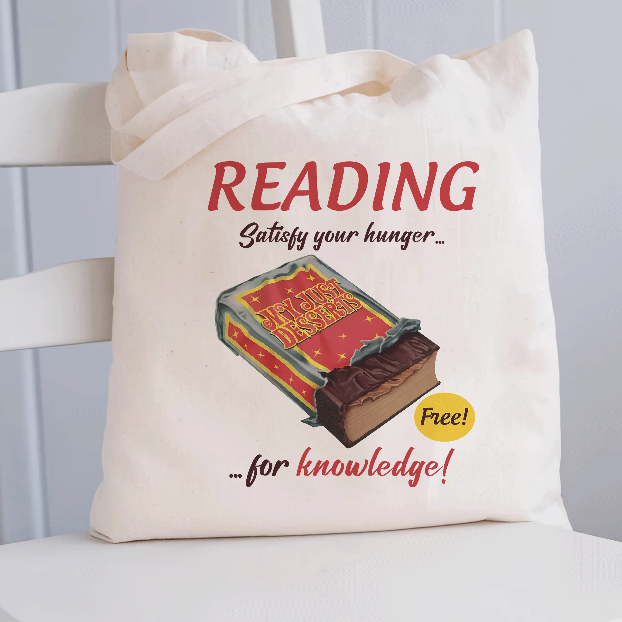 Reading Satisfy Your Hunger For Knowledge Book Lovers Gift TBW379