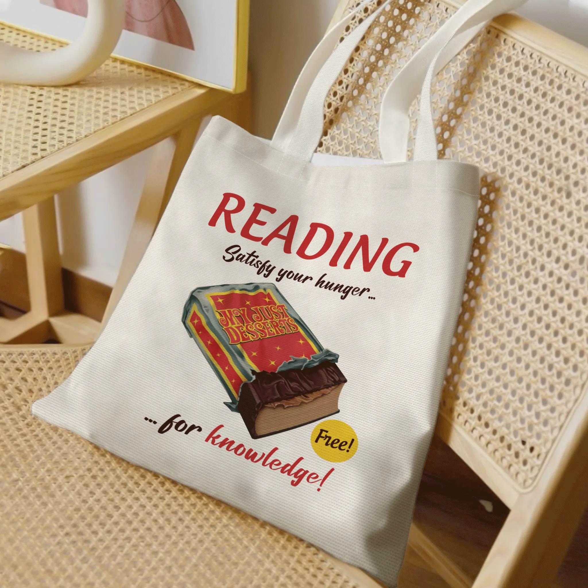 Reading Satisfy Your Hunger For Knowledge Book Lovers Gift TBW379