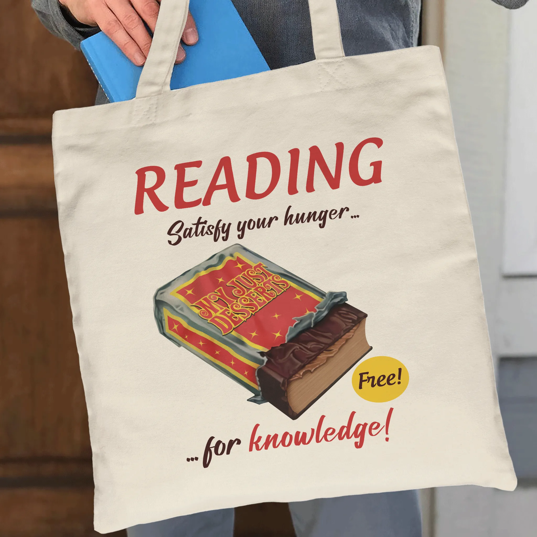 Reading Satisfy Your Hunger For Knowledge Book Lovers Gift TBW379