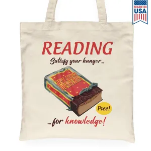 Reading Satisfy Your Hunger For Knowledge Book Lovers Gift TBW379