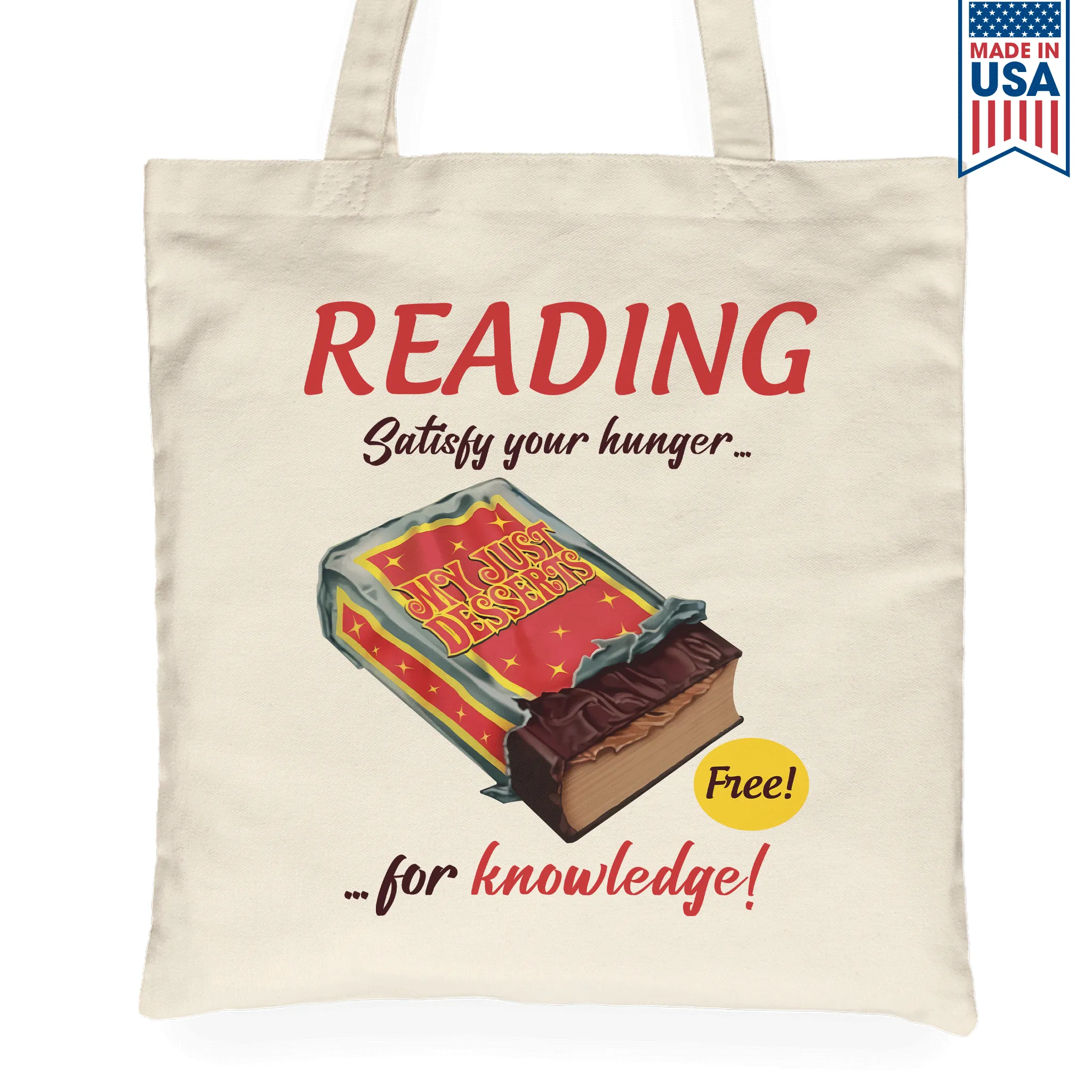 Reading Satisfy Your Hunger For Knowledge Book Lovers Gift TBW379