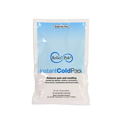 Relief Pak Instant cold compress, small 4" x 6" - Case of 12