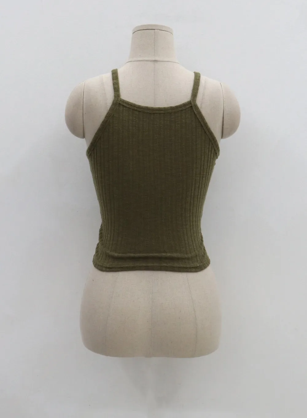 Ribbed Halter Neck Sleeveless Top CG25