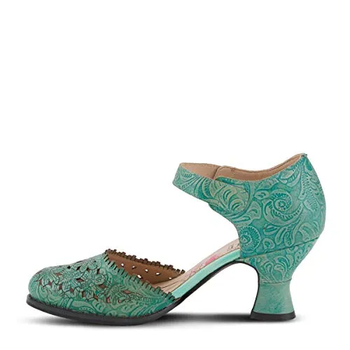 Spring Step L'Artiste Women's Visionary Mary Jane Shoe Green EU 35 / US 5