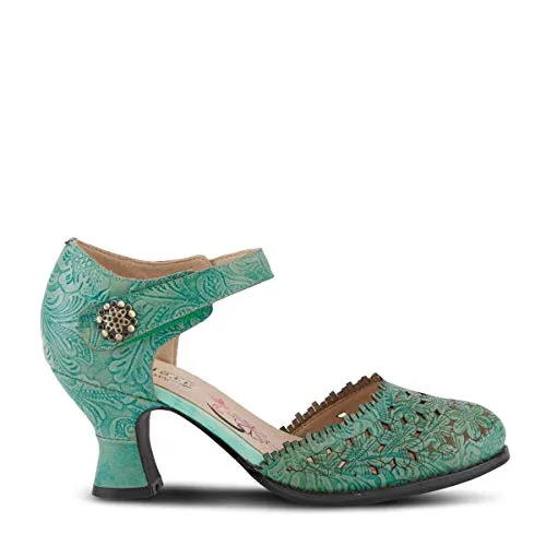 Spring Step L'Artiste Women's Visionary Mary Jane Shoe Green EU 35 / US 5