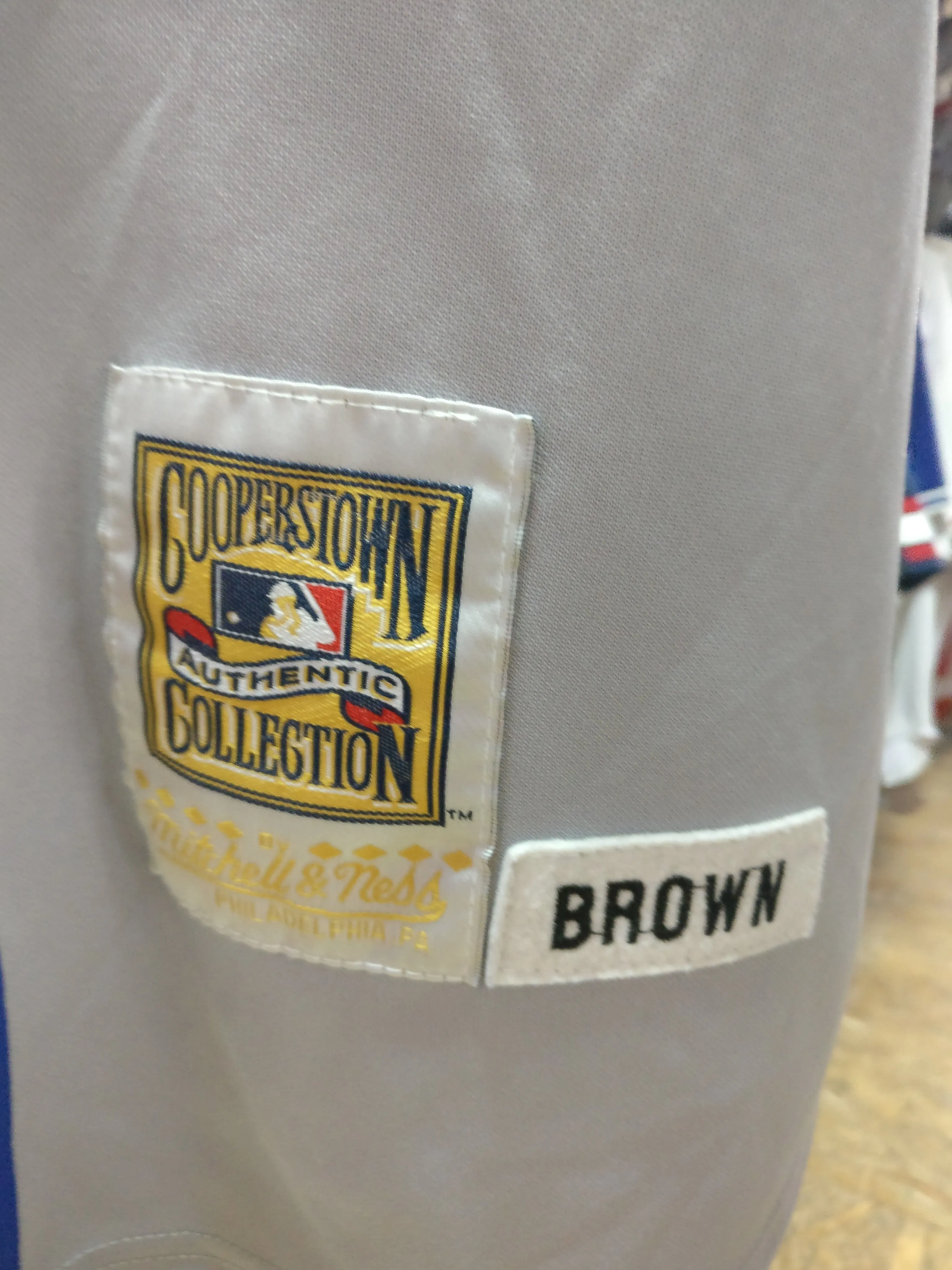 Vtg #27 KEVIN BROWN Los Angeles Dodgers MLB Mitchell & Ness Jersey XL